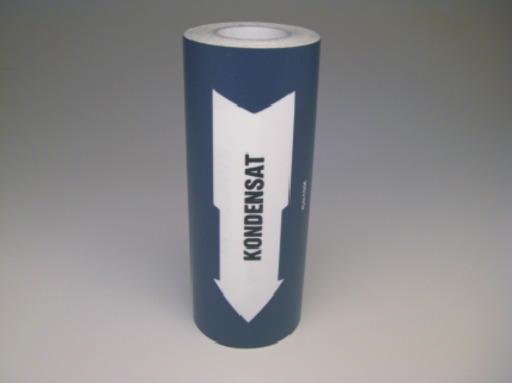Kondens rørmerkingstape 160 mm x 10 meter Kondens rørmerkingstape 160 mm x 10 meter