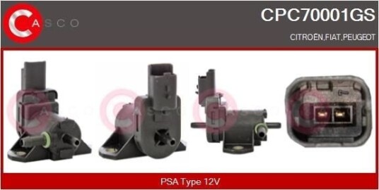Trykkomformer, eksosstyring CASCO CPC70001GS