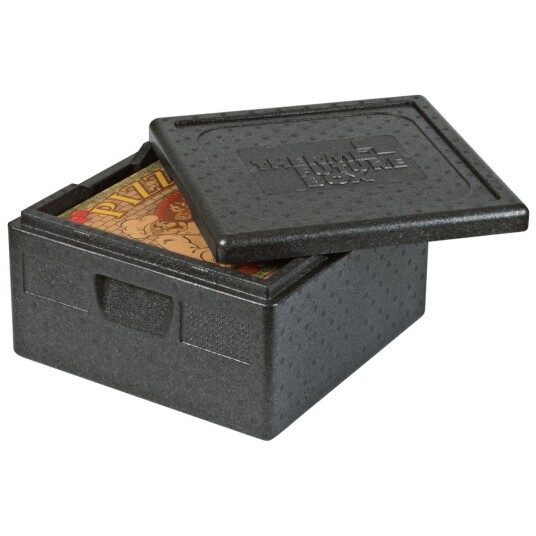 PULSIVA Termoboks Pizza kvadratisk; 21 l 41x41x24 cm (LxBxH); Svart