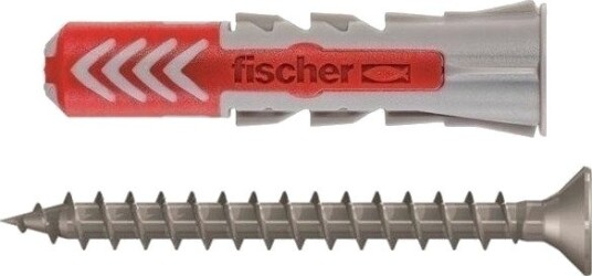 Fischer DuoPower Plugg Med Skruer 8 × 65 25 Stk.