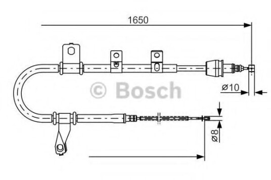 Bremsewire BOSCH 1 987 482 074
