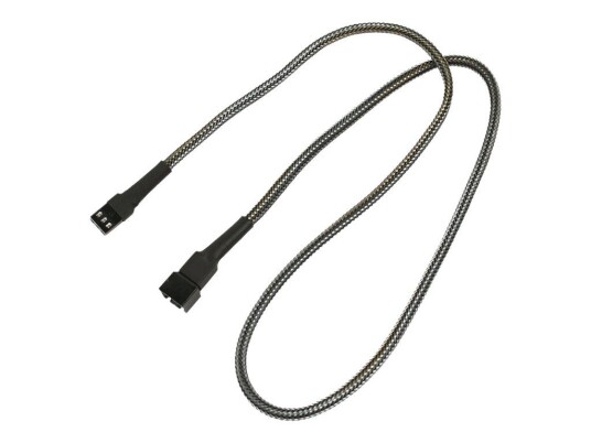 NANOXIA forlengelseskabel for viftestrømforsyning - 3 pin internstr til 3 pin internstr - 60 cm