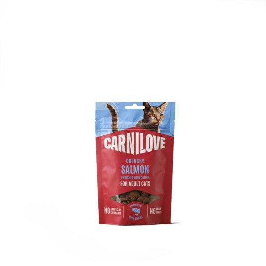 Carnilove Kattemat Sprø Godbiter Laks med Kattemynte 50 g