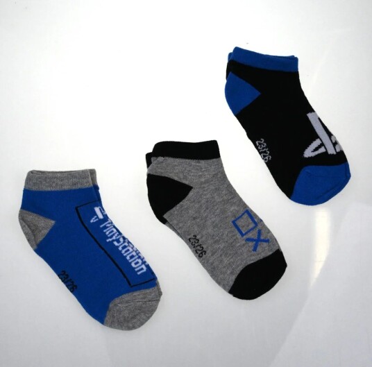 PlayStation Sokker 3-pk - 27/30 - Barn - 70% bomull/28% polyester/2% elastan PlayStation Sokker 3-pk - 27/30 - Barn - 70% bomull/28% polyester/2% elastan