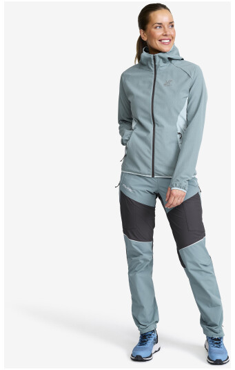 Revolutionrace Distance Pro Wind Jacket Dame Arona/Goblin Blue S Vindjakker Revolutionrace Distance Pro Wind Jacket Dame Arona/Goblin Blue S Vindjakker