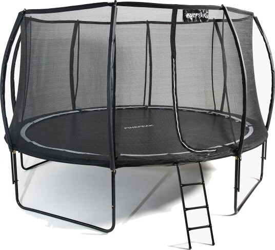 Pinepeak Lantern Trampoline Inkl. Sikkerhetsnett 427 cm, Svart