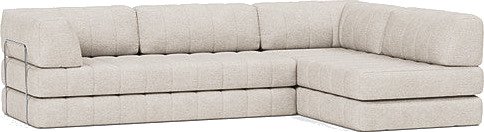 CozyPad L formet sovesofa med armlener B 6002758