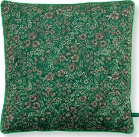 Pip Studio Cushion Quiltdr Green 50X50 Pip Studio Cushion Quiltdr Green 50X50