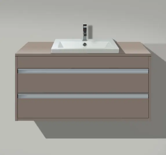 Duravit Ketho Servantskap m/2 skuffer 1000x496 mm Hvit Matt.