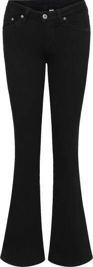 Weekday Luna Low Rise Skinny Bootcut Jeans - Black - 32 x 34 Weekday Luna Low Rise Skinny Bootcut Jeans - Black - 32 x 34