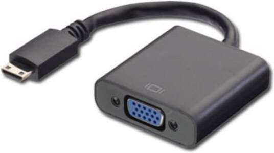 MicroConnect HDMI Mini - VGA adapter - Videokonverter - HDMI - VGA - svart