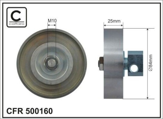 CAFFARO 500160 Strammehjul, kilerem