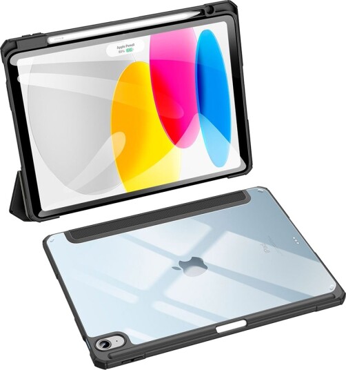 Dux Ducis Toby Etui iPad 10 2022 10,9'' PU skinn Svart