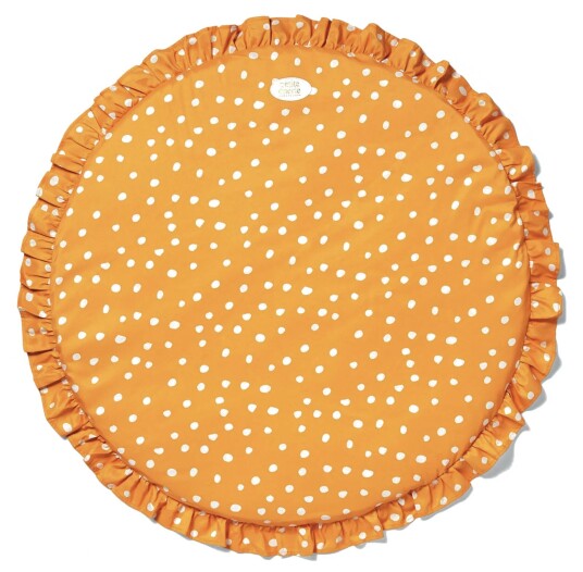 Petite Chérie Lekematte Rund med Volang Butterscotch