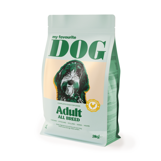 My Favourite Dog Tørrfôr med Kylling 3 kg for Voksne Hunder