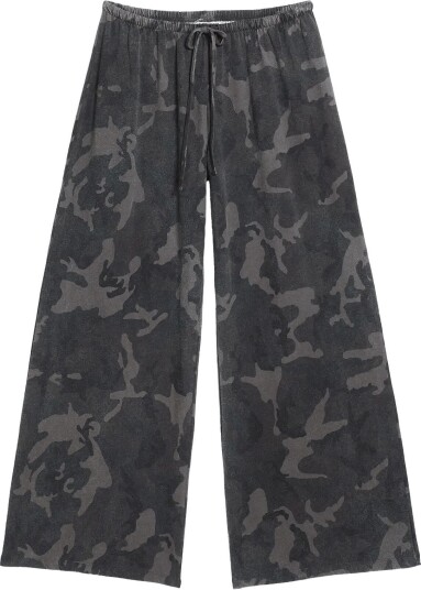 Weekday Turner Drapey Trousers   CAMO   L