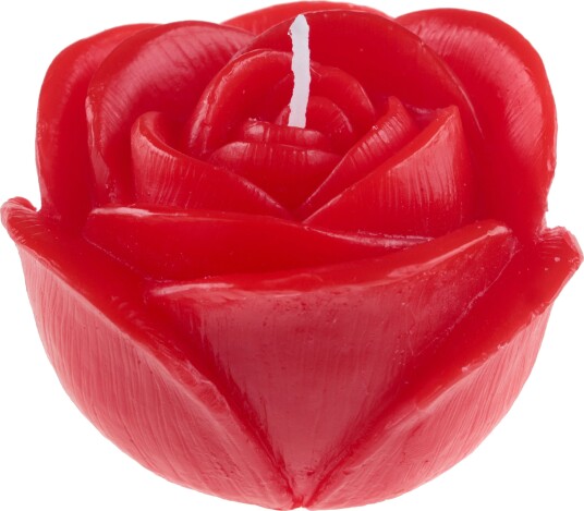 Santex Rødt roseformet lys 8815 0-7