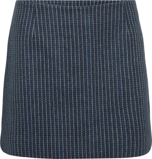 Stella Nova Checked Micro Skirt BLUE CHECKS 34