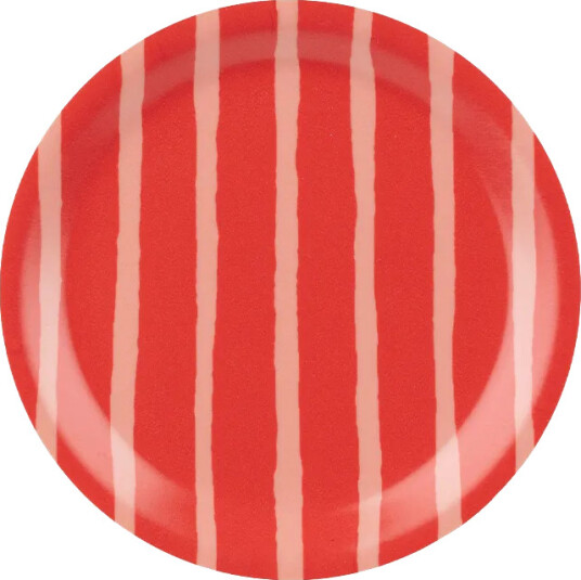 Marimekko Piccolo glassbrikker Salmon red orange red Ø11 cm