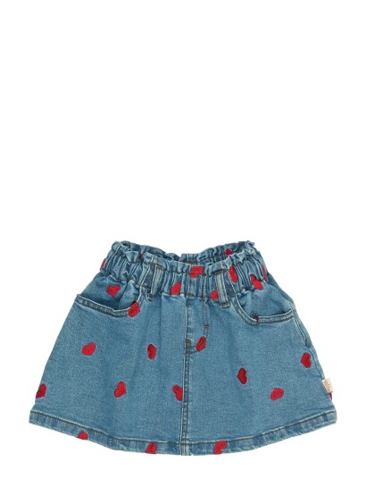 Petit Piao Ppeva Denim Skirt Blue 80