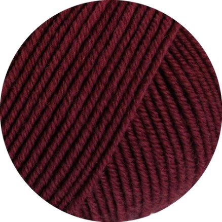 Lana Grossa Cool Wool Garn 2124 Mørk Rosenrød