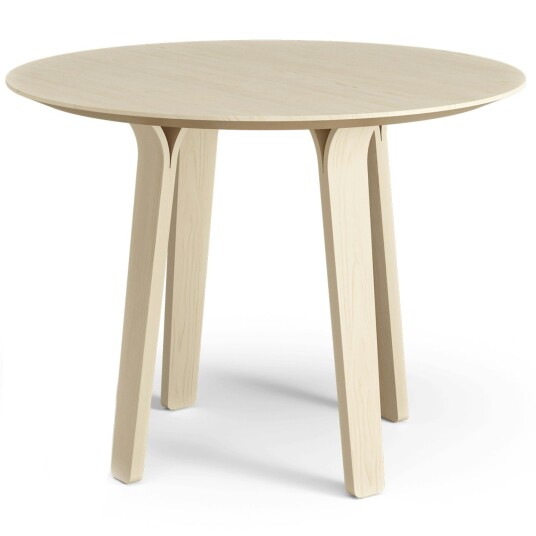 Swedese Divido Spisebord Ø95 cm Klarlakkert Ask