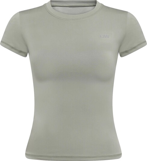ICANIWILL Luxe Tee W DUSTY SAGE GREEN XS