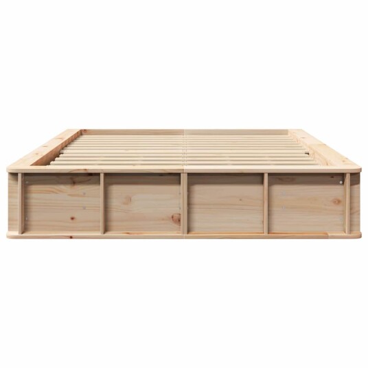 Sengestamme med lagring Brun 140 x 190 cm Heltre furu Sengestamme med lagring Brun 140 x 190 cm Heltre furu