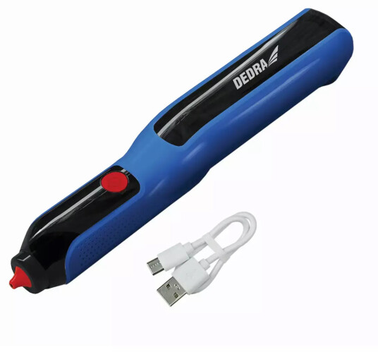 Dedra Trådløs Limpistol 36W USB 7-8mm Dedra Trådløs Limpistol 36W USB 7-8mm