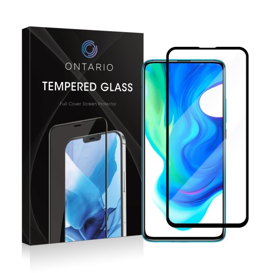 Ontario skjermbeskytter Xiaomi Poco F2 Pro - Svart, herdet glass