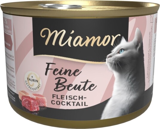 Miamor Våtfôr Feine Beute Kjøttcocktail 24 X 185 G Miamor Våtfôr Feine Beute Kjøttcocktail 24 X 185 G