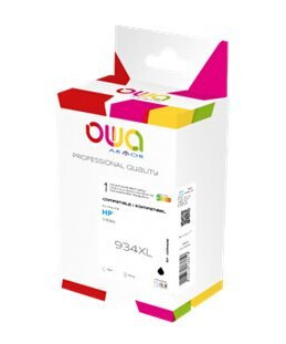 Owa - 45 Ml - Svart - Kompatibel - Gjenfabrikert - Blekkpatron Alternativ For: Hp 934Xl - For Hp Officejet 6812 6815 6820  Officejet Pro 6230 6230 Eprinter 6830 6835