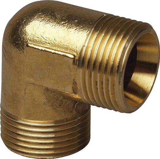 Uponor 2417941 Vinkelnippel G20, 90°, til gulvvarmerør, Varme