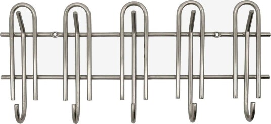 house doctor Rack, Hdcleo, Silver Finish - SILVER FINISH - 50X22X5.5 cm