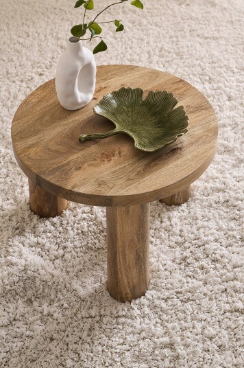 Ellos Home Sofabord Grow diameter 60 cm Natur