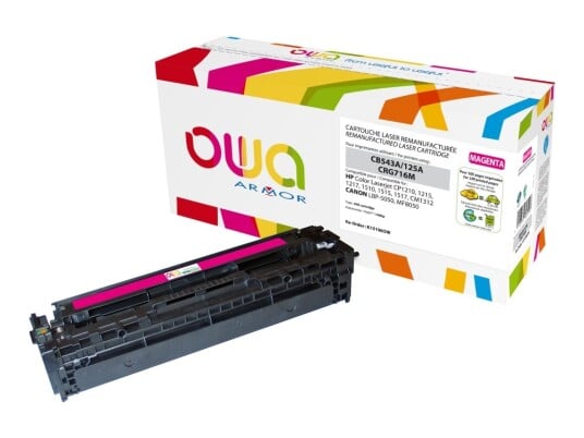 Armor - Magenta - Kompatibel - Tonerkassett - For Hp Color Laserjet Cm1312 Mfp Cp1215 Cp1217 Cp1515n Cp1518ni