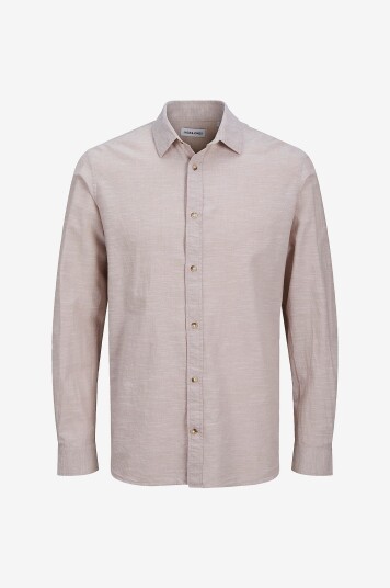 Jack & Jones - Skjorte jjeSummer Shirt LS SN - Grå