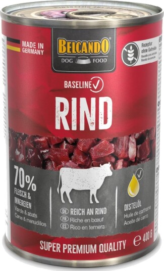 Belcando Baseline Våtfôr Storfekjøtt 24 X 400 G