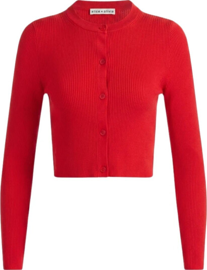 Alice + Olivia Dame Strikkevarer Rød XS,