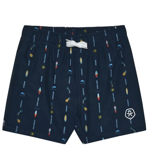 Color Kids Badeshorts AOP Dress Blues Color Kids 2 år 92 Badetøy Blå