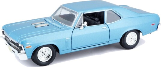 Maisto Chevrolet Nova 1970 Modellbil 1:24 Blå