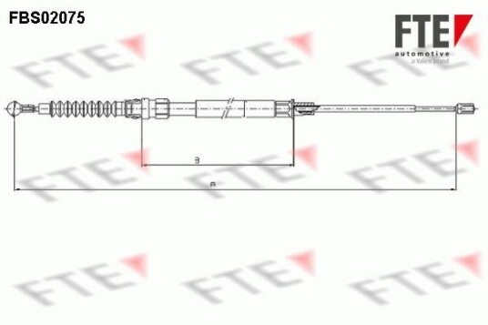 Tautrekk, håndbremse FTE 9250076
