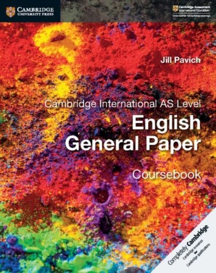 Cambridge International As Level English General Paper Coursebook Av Jill Pavich