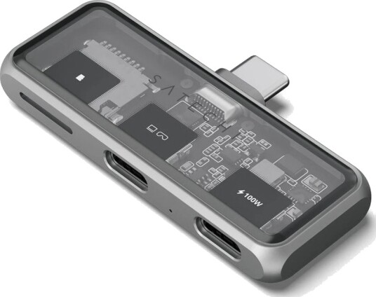 Satechi XR Dokkingstasjon 2x USB-C microSD Grå Satechi XR Dokkingstasjon 2x USB-C microSD Grå