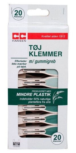 CC Hansen Tøyklemmer 20pk