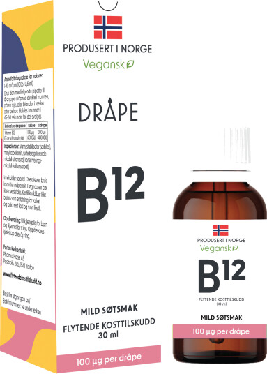 Dråpe B12-vitamindråper, 30 ml Dråpe B12-vitamindråper, 30 ml
