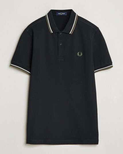 Fred Perry Twin Tipped Shirt Black