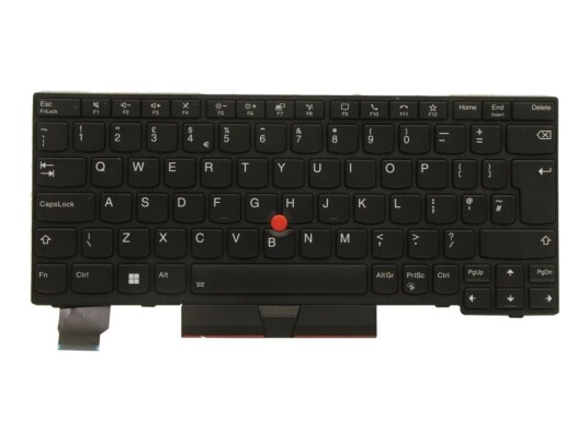 Primax - Erstatningstastatur For Bærbar Pc - Med Trackpoint - Bakbelysning - Qwerty - Storbritannia - Svart - Fru - For Thinkpad L13 Gen 2  L13 Yoga Gen 2  X13 Gen 1