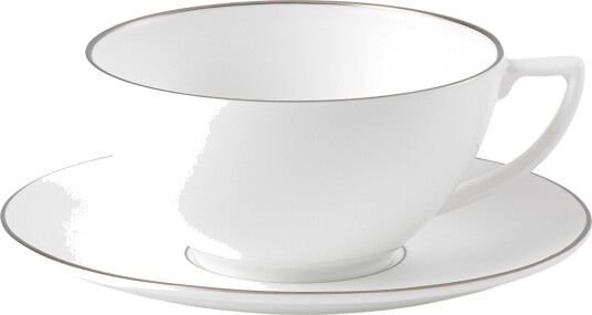 Wedgwood JC Platinum tekopp med skål 23 cl