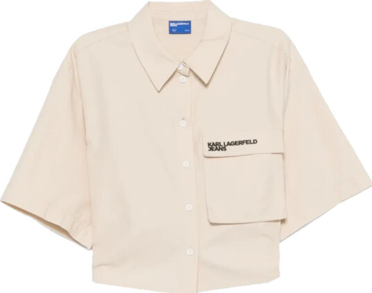 Karl Lagerfeld Dame Bluser & Skjorter Beige S,